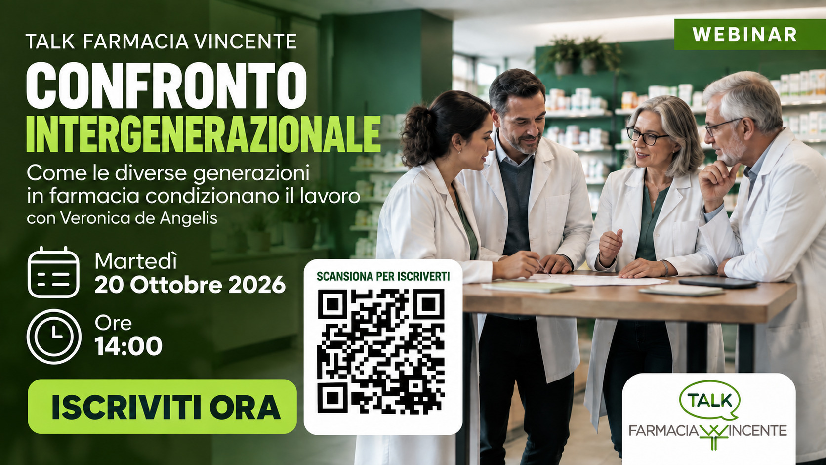 Talk Farmacia Vincente - Confronto Intergenerazionale