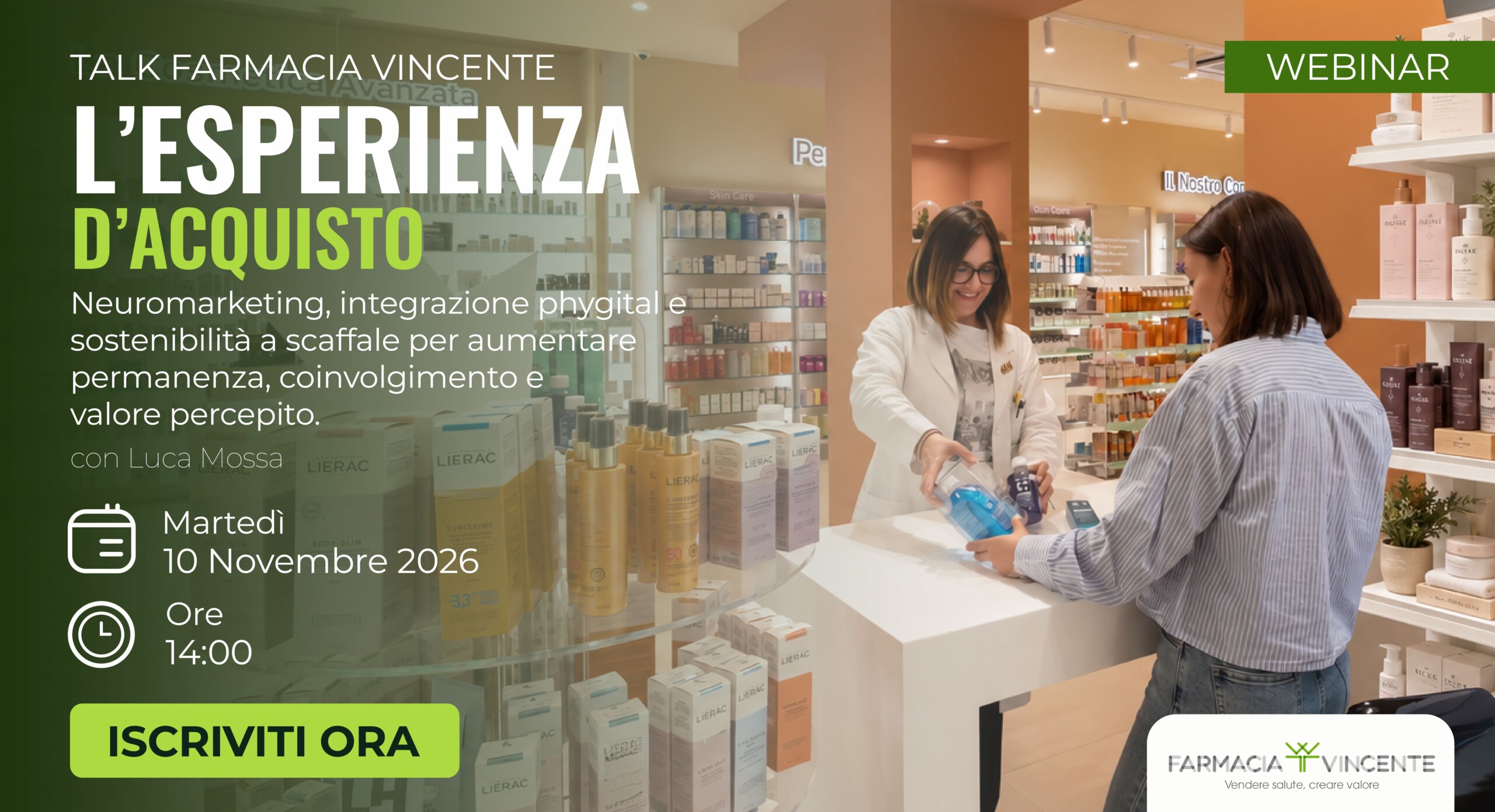 Talk Farmacia Vincente - Esperienza d'acquisto